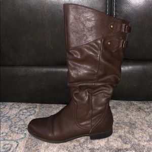 Tall Brown Boots! Size 8